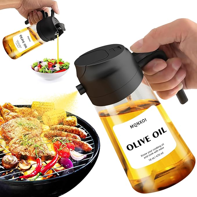 sprayable olive oil holder.