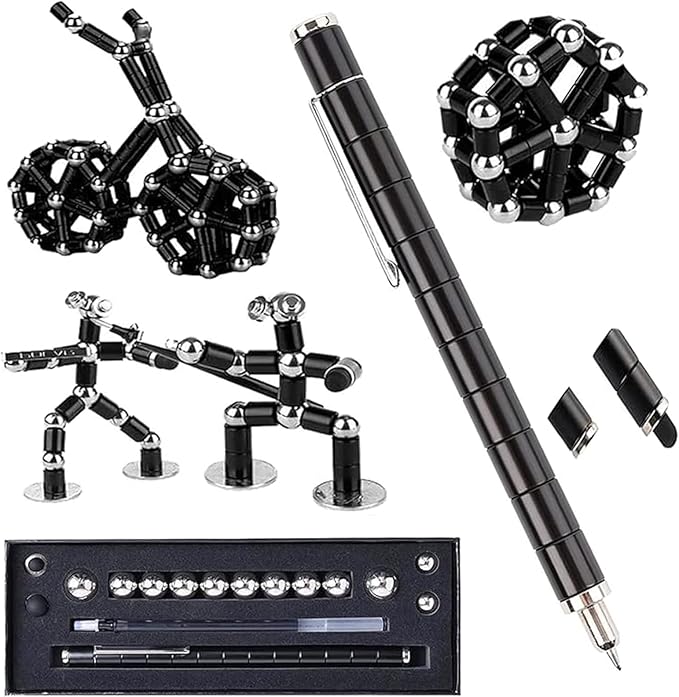 Magnetic breakable fidget pen.