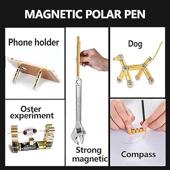 Magnetic breakable fidget pen.
