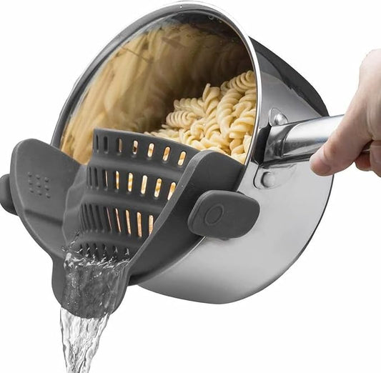 attachable strainer for pots
