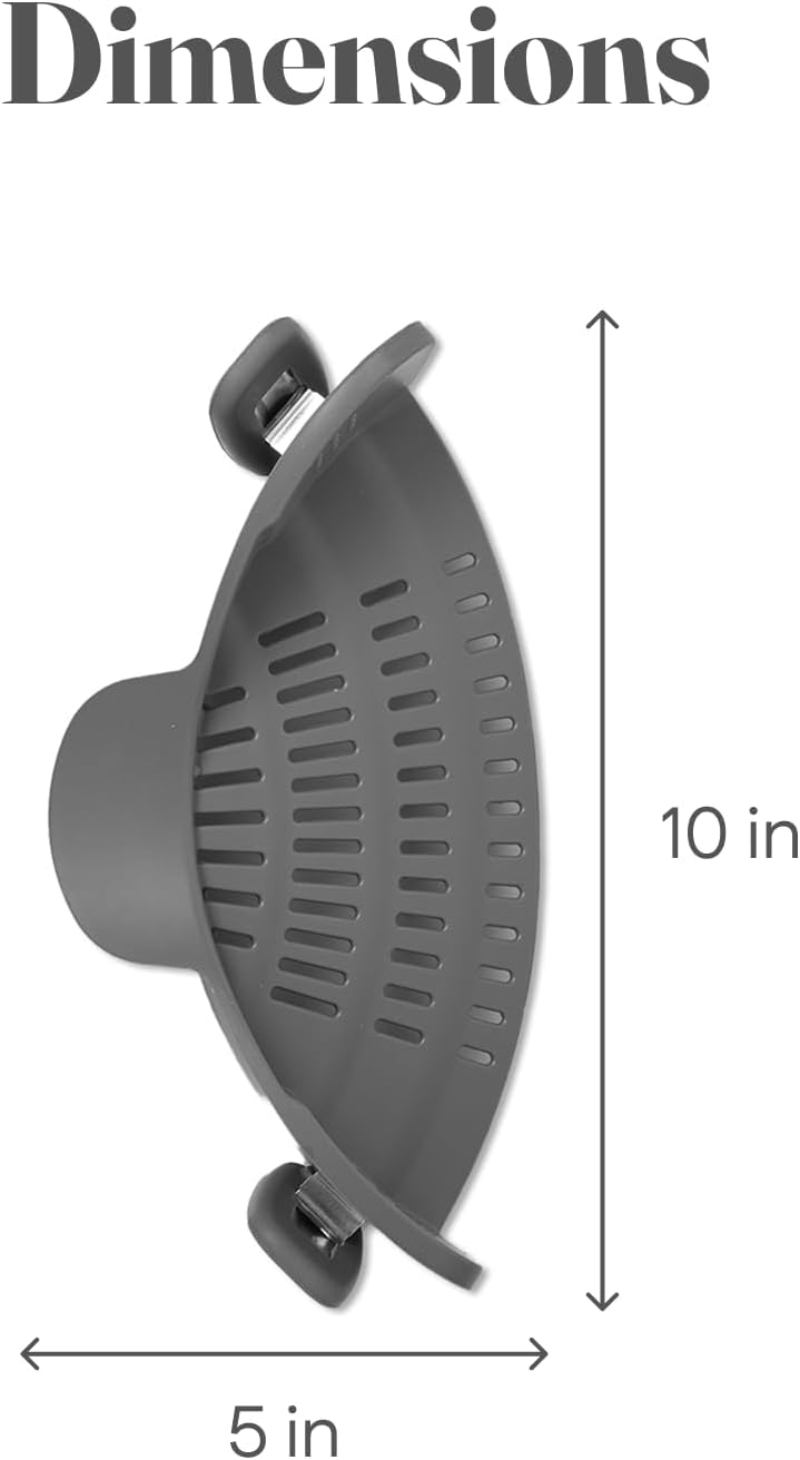 attachable strainer for pots